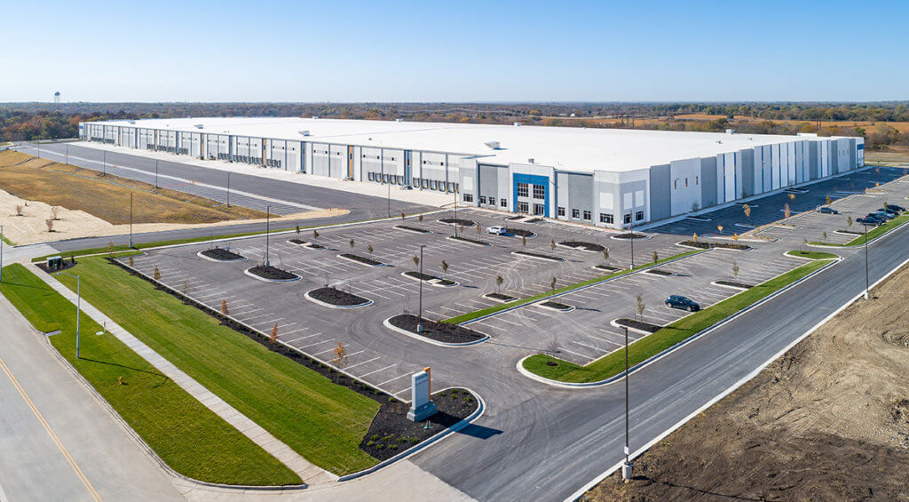 aerial view of Raymore Commerce Center